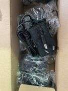 Boxes Of Chargers, Plastic Tub, Cooler Esky, Gutter Guard, Stick Vac & Trolley etc