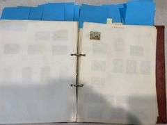 Hardcover Stamp Album inc Mix of World Stamps