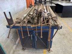 Workshop Bench and Assorted  Sash Clamps