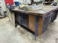 Timber Workshop Bench inc Vice @ Contents