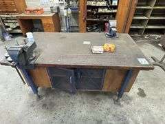 Timber Workshop Bench inc 2x Vices