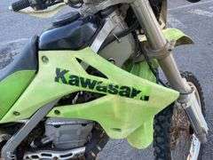 2006 Kawasaki KLX250 Motorbike & Helmet 