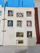Hardcover Stamp Album inc Mix of World Stamps
