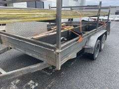 2005 Dual Axle Box Trailer inc LVL Timber