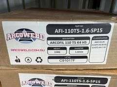 4x Boxes Arcoweld Arcofil 110 T5 K4 H5 1.6mm Reels