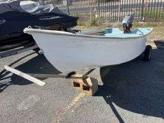 2.6m Sea Borne Tender c/w 3.3hp Mariner Outboard & Trailer
