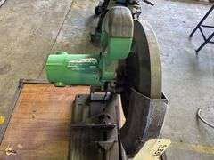 Hitachi CC 14SF Cut Off Saw on Trolley
