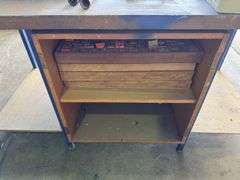 Timber Workshop Bench inc Tooling, Identification Studs, Welding Clamps etc 1800mm x 900mm