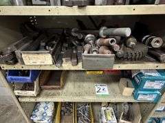 Large Metal Workshop Cabinet inc Bin Storage with Bolts, Screws, Fittings and Assorted Workshop Contents