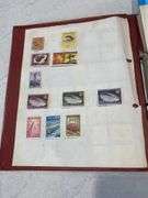 Hardcover Stamp Album inc Mix of World Stamps