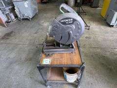 Hitachi CC 14SF Cut Off Saw on Trolley