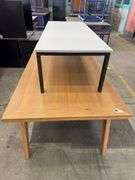 Timber Dining Table and Rectangle Coffee Table