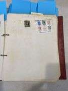 Hardcover Stamp Album inc Mix of World Stamps