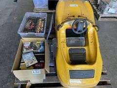 Pedal Car, DVD's, Glassware  & Games