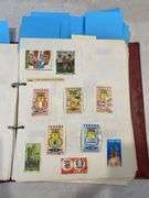 Hardcover Stamp Album inc Mix of World Stamps