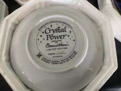 6x Franklin Mint Crystal Power Plates