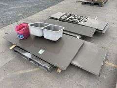 Kitchen Stone Bench Tops, Sink and Stove