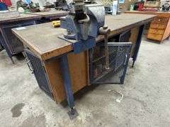 Timber Workshop Bench inc 2x Vices