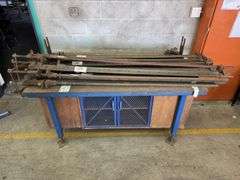 Workshop Bench and Assorted  Sash Clamps