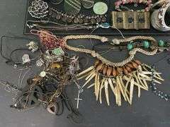 Quanity of Vintage Costume Jewellery, Bracelets, Watches and Necklaces