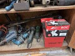 Timber Cabinet including Power Tools, Handheld Tooling & Workshop Contents