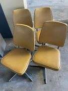 4x Swivel Dining Chairs
