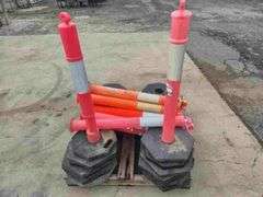 Qty of Safety Bollards & Bases