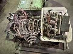 Steel Stand inc Workshop Contents and 2x Handheld Trolleys