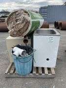 Pallet inc Laundry Sink, Insulation, Irrigation Spikes, File Cabinet etc