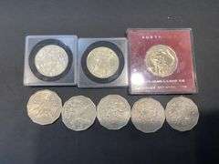 Quantity of Assorted Australian 50c Peace's