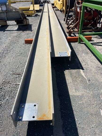 2x Steel Beams - 1x 10.75m, 1x 12.62m
