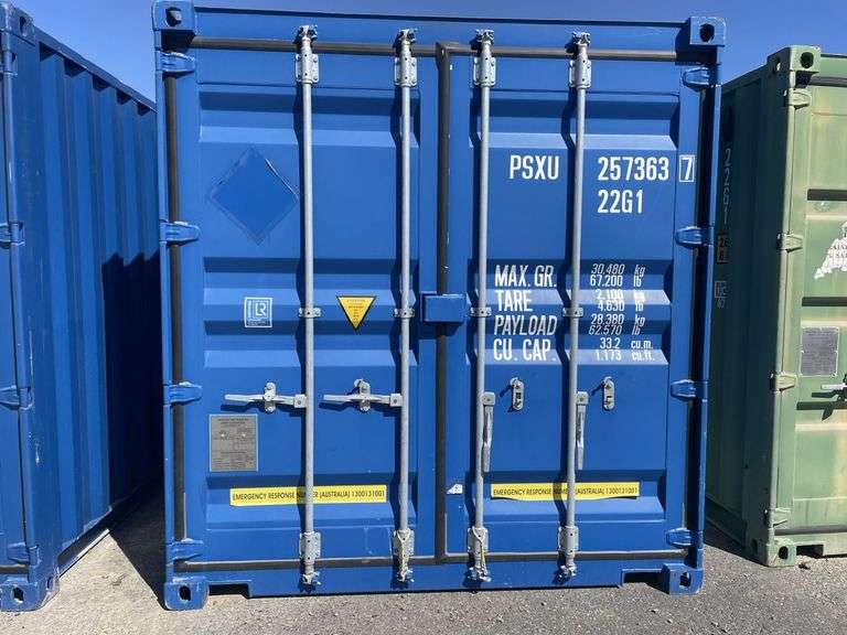 2024 Blue 20' Shipping Container - PSXU2573637