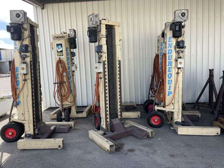 Endurequip NHP660 6 Post Heavy Vehicle Truck Hoist, Control Cabinet & Jacks