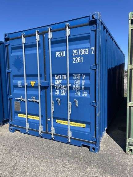 2024 Blue 20' Shipping Container - PSXU2573637