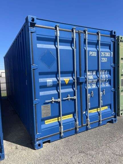 2024 Blue 20' Shipping Container - PSXU2573637