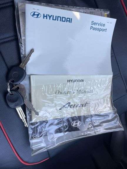 2000 Hyundai Accent 3 Door Hatch