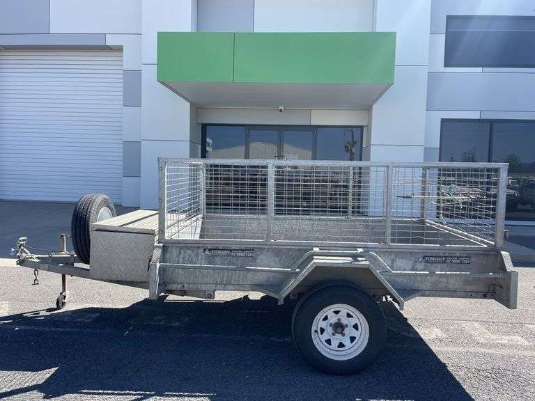 2017 Stonegate Industries 8x5 Galvanised Cage Box Trailer