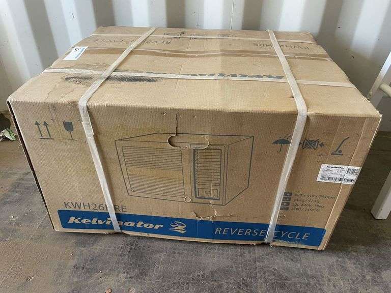Unused Kelvinator KWH26HRE 2.6kW Reverse Cycle Box AirConditioner Unit