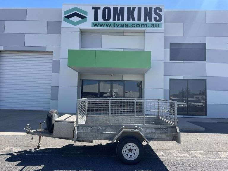 2017 Stonegate Industries 8x5 Galvanised Cage Box Trailer