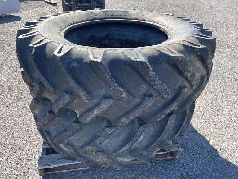 2x 18.4-34 Machinery Tyres & Tubes