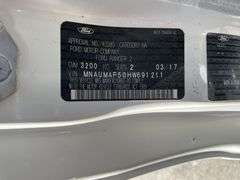 2017 Ford Ranger 2 Single Cab Utility inc Toolbox Canopy