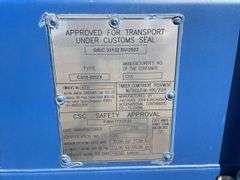 2024 Blue 20' Shipping Container - AOSU2001597