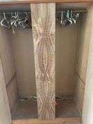 2x Wardrobe Units and Glass Top Table