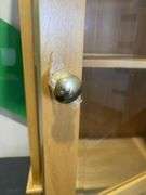 Timber Glass Display Wall Cabinet