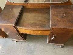 Mirrored Silky Oak Dresser
