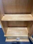Timber Glass Display Wall Cabinet