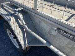 2017 Stonegate Industries 8x5 Galvanised Cage Box Trailer