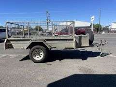 2017 Stonegate Industries 8x5 Galvanised Cage Box Trailer