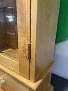 Timber Glass Display Wall Cabinet