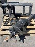Skidsteer Post Hole Digger Attachment